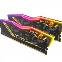 купить ОЗУ Team Delta R TUF YELLOW 32Gb (16GBx2)/2933MHz CL16, 1.35V, RGB, TF9D432G2933HC16CDC01 в Алматы фото 1