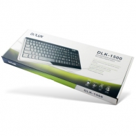 купить Клавиатура, Delux, DLK-1500UB, Ультратонкая, USB, Кол-во стандартных клавиш 104, 12 мультимедиа-клавиш, Размер: 405*143*20,2 мм., Длина кабеля 1,4 метра Чёрный, Дизайн под Apple в Алматы фото 2