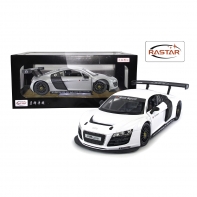 купить Металлическая машинка, RASTAR, 56100W, 1:24, Audi R8, Коллекционная, Открывающиеся двери, 20 см, Белая в Алматы фото 1
