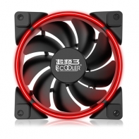 купить Кулер для корпуса PCcooler CORONA RED  цвет подсветки красный в Алматы фото 1