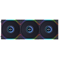 купить Вентилятор&nbsp;Lian Li Uni Fan TL120 LCD 3-pack Black&nbsp;(G99.12TLLCD3B.00) в Алматы фото 3