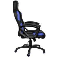 купить Игровое кресло GameMax GCR07 Blue <Спинка: 79см, механизм качания, нагрузка до 120кг> в Алматы фото 2