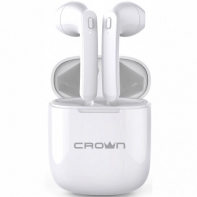 купить Полностью беспроводные наушники CROWN CMTWS-5002 white в Алматы фото 2