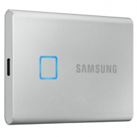 купить Внешний SSD 2000Gb Samsung T7 Touch USB 3.2 Gen.2 (10 Гбит/c)  AES 256 Сенсорная защита MU-PC2T0S/WW в Алматы фото 2