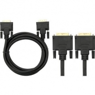 купить Кабель RITMIX RCC-072- DVI-DVI , 1.8m, 30AWG, 18+1, single link, CCS, никелированный в Алматы фото 1
