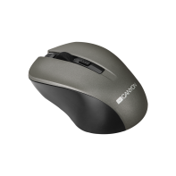купить CNE-CMSW1G CANYON мышь, цвет - серый, беспроводная 2.4 Гц, DPI 800/1000/1200 DPI, 3 кнопки и колесо прокрутки, прорезиненное покрытие в Алматы фото 2