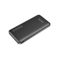 купить Портативное зарядное устройство, Awei, P28K, Power Bank 10000mAh, Выход USB1: 5V?1A / USB2: 5V?2.1A, Индикатор заряда батареи, Кабель Micro USB в комплекте, Чёрный в Алматы фото 2