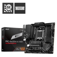 Купить Материнская плата MSI PRO B650M-A WIFI AM5 B650 4xDDR5 4xSATA3 RAID 2xM.2 HDMI DP mATX Алматы