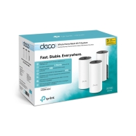 купить Домашняя Mesh Wi-Fi система GbE AC1200 Tp-Link Deco M4 (3 устройства) <Бесшовный роуминг, 867Mbps 5Ghz + 300Mbps 2.4Ghz, 802.11ac/a/b/g/n, 2 гигабитных порта LAN/WAN> в Алматы фото 3