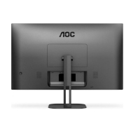 купить Монитор 27* AOC 27V5CE/BK, Black, IPS, 1920x1080@75Hz, 300кд/м2, 1000:1, 4ms, USB, USB-C, HDMI в Алматы фото 3