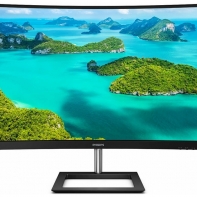 купить Монитор 31.5" PHILIPS 325E1C/00 Curved VA 2560x1440 4мс 250 кд/м2 3000:1 VGA HDMI DP Цвет: Черный в Алматы фото 1