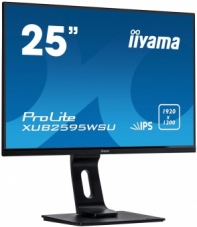 купить Монитор LCD 25** [16:10] 1920х1200(WUXGA) IPS, nonGLARE, 300cd/m2, H178°/V178°, 1000:1, 5M:1, 16.7M, 4ms, VGA, HDMI, DP, USB-Hub, Height adj, Tilt, Swivel, Speakers, 3Y, Black в Алматы фото 2