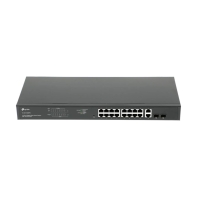 Купить Смартуправляемый коммутатор PoE+ GbE 18-портовый Tp-Link TL-SG1218MPE <Смартуправляемый 18-портовый гигабитный коммутатор с 16 портами PoE+ IEEE 802.3af/at, 2 гигабитных комбо RJ45/SFP-слота, приоритизация (QoS) 802.1p/DHCP, бюджет мощности PoE 192W, Алматы