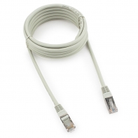 купить Патч-корд FTP Cablexpert PP22-3m кат.5e, 3м, литой, многожильный (серый) в Алматы