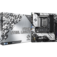 купить Материнская плата, ASRock, B460M STEEL LEGEND (4710483931291), LGA1200, iB460, 4xDDR4 2933, 6xSATA3, 2xM.2, 1xDP, 1xHDMI, 2xPCI-Ex16, 1xPCI-Ex1, mATX в Алматы фото 1