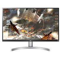 купить 27* LG 27UK600-W, Black/Silver/White, 3840x2160 Ultra HD 4K IPS,  5ms, 21:9, 350cd/m2, 178&deg;/178&deg;,  1000:1 (5М:1), 2xHDMI, DisplayPort, б/п внешний, VESA 100x100 в Алматы фото 1