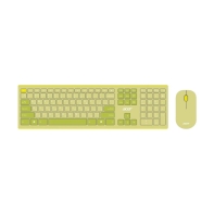 Купить KeyBoard + mouse, USB, Acer OCC205, Wireless, rus/lat, Green/Yellow Алматы