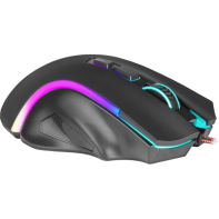купить Мышь проводная игровая оптическая Redragon Griffin (черный) USB, 7 кнопок, 800-7200 dpi, НОВИНКА! в Алматы фото 3