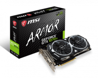 купить Видеокарта MSI GeForce GTX 1070 Ti ARMOR 8G, VR Ready, 8Gb/256bit, GDDR5, DVI-D, HDMI 2.0, 3xDP 1.4, BOX в Алматы фото 1