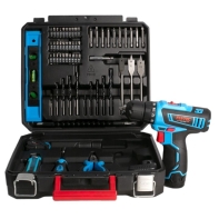 купить Комплект аккумуляторной дрели Fixtec FCD1207K60 12V с аксессуарами из 60шт в Алматы фото 1