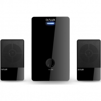 купить Акустическая система, Delux, DLS-X508JB, 2.1, RMS 6W 2W*2, Чёрный, Дизайн под Apple в Алматы фото 2