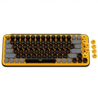 купить LOGITECH POP Keys Bluetooth Mechanical Keyboard - BLAST YELLOW - RUS в Алматы фото 3