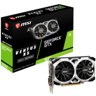 купить Видеокарта MSI GeForce GTX1650, 4GB GDDR6 128-bit 1xHDMI 2xDP GTX 1650 D6 VENTUS XS OCV1 в Алматы фото 1