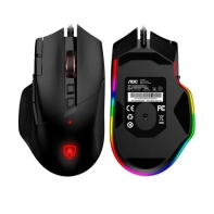 купить Мышь игровая AOC AGM600B 10 кн. 16000 dpi, USB2.0 кабель 1.8 м Черный AGM600B в Алматы фото 2