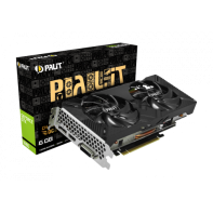 купить Видеокарта, PALIT, GTX1660 DUAL OC 6G 4710636270680, NE51660S18J9-1161A, GDDR5, 192bit, DP, HDMI, DVI, Цветная коробка в Алматы фото 1