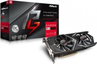 купить Видеокарта ASRock PHANTOM GAMING X RADEON RX580 8Gb OC GDDR5 256bit 1380 MHz/8000 MHz,  1xDVI, 1xHDMI, 3xDisplayPort. Двойной шаровый подшипник вентилятора, Два Вентилятора с Высокопроизводительными композитными тепловыми трубками, Поддержка разрешен в Алматы фото 1