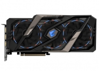 купить Видеокарта, Gigabyte, RTX2070 AORUS 8G (GV-N2070AORUS-8GC) 4719331303754, GDDR6, 256bit, USB-C, HDMI, 3-DP, Windforce 3X Fan, Цветная коробка в Алматы фото 2