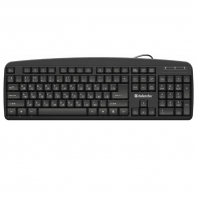 купить Клавиатура проводная Defender Office HB-910, (Черный), USB,  ENG/RUS, полноразмерная, НОВИНКА! в Алматы фото 1