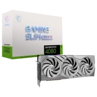 купить Видеокарта MSI GeForce RTX 4080 16GB GAMING SLIM WHITE в Алматы фото 1