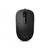 Купить Оптическая мышка Genius DX-125, USB, Black, 1000 dpi, either hand 31010106100 Алматы