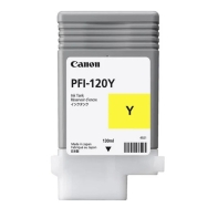 Купить Чернила пигментные Canon Pigment Ink Tank PFI-120 YELLOW (для TM-200, TM-205, TM-300, TM-305.) 2888C001AA Алматы