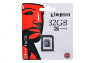 купить Карта памяти Micro Secure Digital Kingston 32Gb SDC4/32GBSP, SDCHC, Class 4 в Алматы фото 1