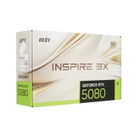 купить Видеокарта MSI GeForce RTX 5080 16G INSPIRE 3X OC, 16Gb GDDR7 256-bit 1xHDMI 3xDP в Алматы фото 5