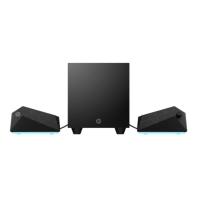 купить Игровые колонки Х1000 8PB07AA HP PAV Game Speaker 2.1/8Om/USB/3,5mm в Алматы фото 1