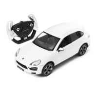 купить Радиоуправляемая машина, RASTAR, 42900W, 1:14, Porsche Cayenne Turbo, Пластик, 40 Mhz, Белый в Алматы фото 1
