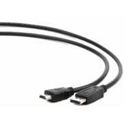 купить Кабель DisplayPort->HDMI Cablexpert CC-DP-HDMI-10M, 10м, 20M/19M, черный, экран, пакет в Алматы фото 2