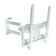 купить Кронштейн для ТВ и мониторов, Deluxe, DLMM-2608W, R-Series, Макс. нагрузка-45 кг, Диагональ экрана от 32* до 55*, Угол поворота до 180&deg;, Угол наклона 10&deg;вниз, Уровень, Белый в Алматы фото 1