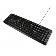 купить Клавиатура Гарнизон GK-100XL, USB, черный, кабель 2м в Алматы фото 2