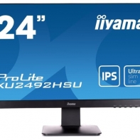 купить Монитор жидкокристаллический Iiyama LCD 23.8" 16:9 1920х1080(FHD) IPS, nonGLARE, 250cd в Алматы фото 1