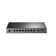 Купить Switch 8 port TP-Link TL-SG2210P, 8х10/100/1000 Мбит/с, 2хGigabit Ethernet SFP, PoE в Алматы