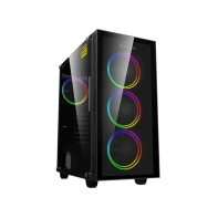 Купить Gamemax Draco XD 2*3,5 2*2,5 7слотов VGA330мм CPU170мм Сталь 0,6мм, ATX, 3хFAN12CM ATX Черный Draco XD Black в Алматы