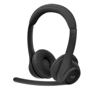 купить Наушники LOGITECH&nbsp;Zone 300, MIDNIGHT BLACK, BT,&nbsp;981-001407 в Алматы фото 2
