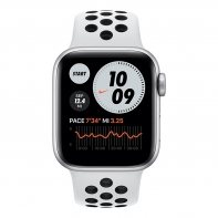 купить Apple Watch Nike SE GPS, 40mm Silver Aluminium Case with Pure Platinum/Black Nike Sport Band - Regular, Model A2351 в Алматы фото 2