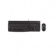 купить Проводной Комплект Клавиатура + Мышь Logitech MK120, Black 920-002561 в Алматы