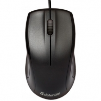 Купить Мышь проводная Defender Optimum MB-150 PS/2 черный 52150 Алматы