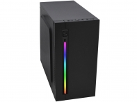 купить Компьютерный корпус APEX-V03, RGB,БП 400W, black, MATX, 1xUSB 2.0, 1xUSB 3.0, 1x микр, 1х HD-Audio в Алматы фото 2